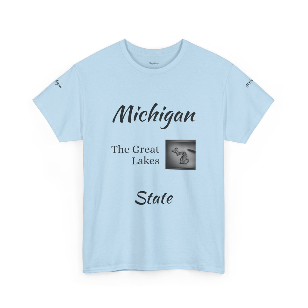Michigan Great Lakes T-Shirt | Souvenir Tee, Midwest Vacation Shirt