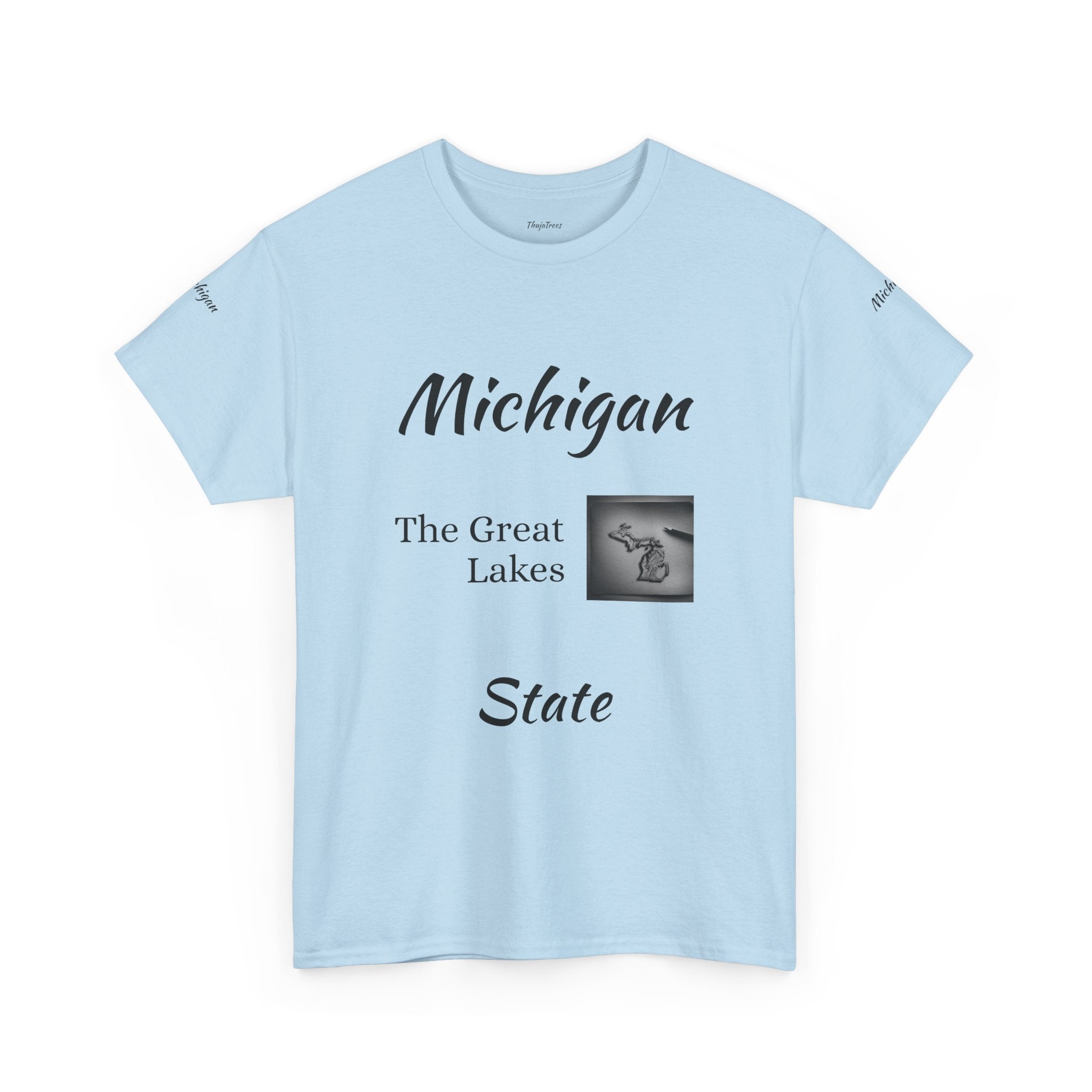 Michigan Great Lakes T-Shirt | Souvenir Tee, Midwest Vacation Shirt