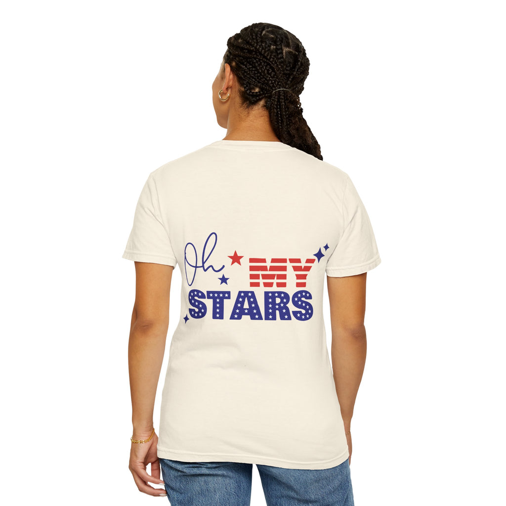Finally Legal 21st Birthday T-Shirt — "Finally Legal" Front & "Oh My Stars" Back Birthday Tee