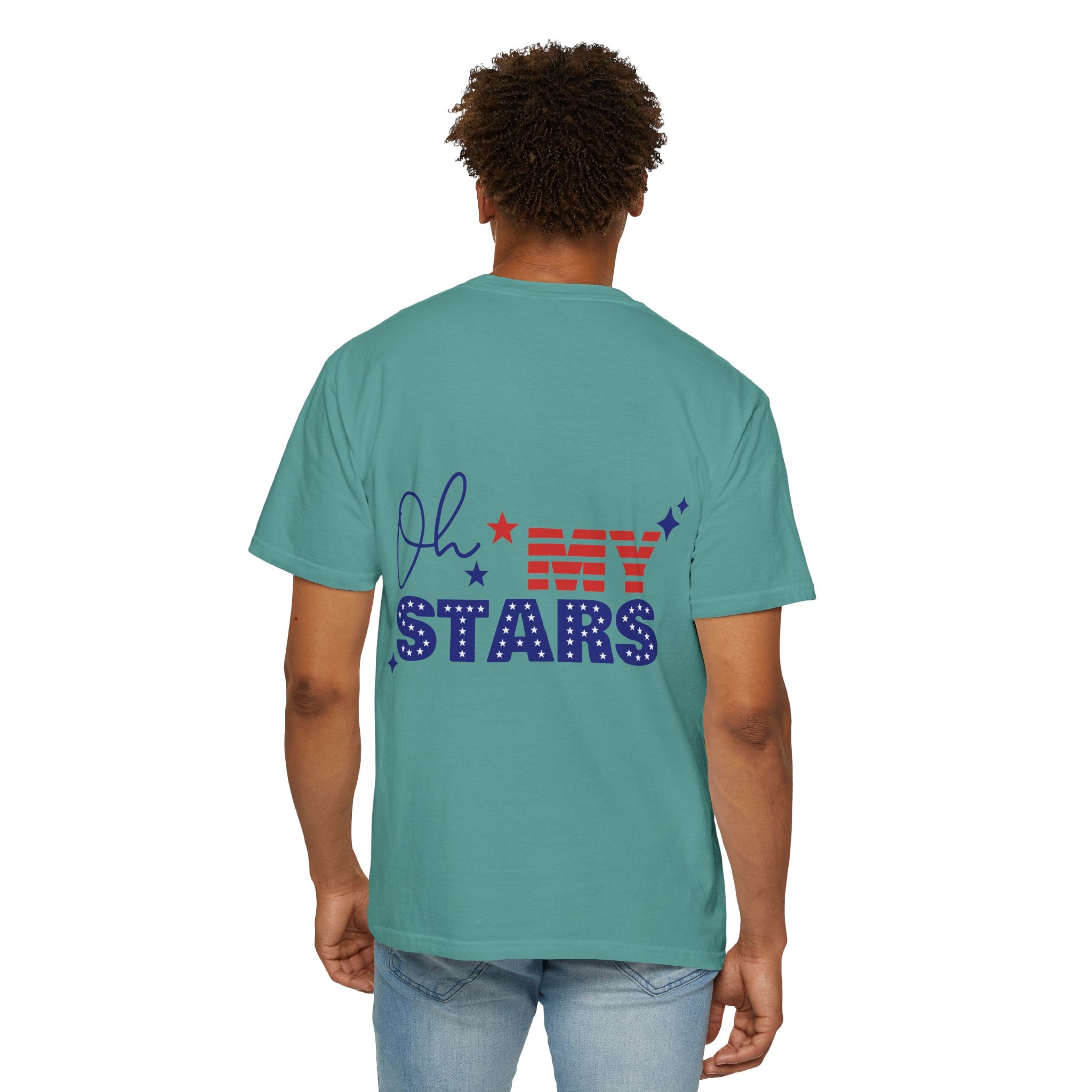 Finally Legal 21st Birthday T-Shirt — "Finally Legal" Front & "Oh My Stars" Back Birthday Tee