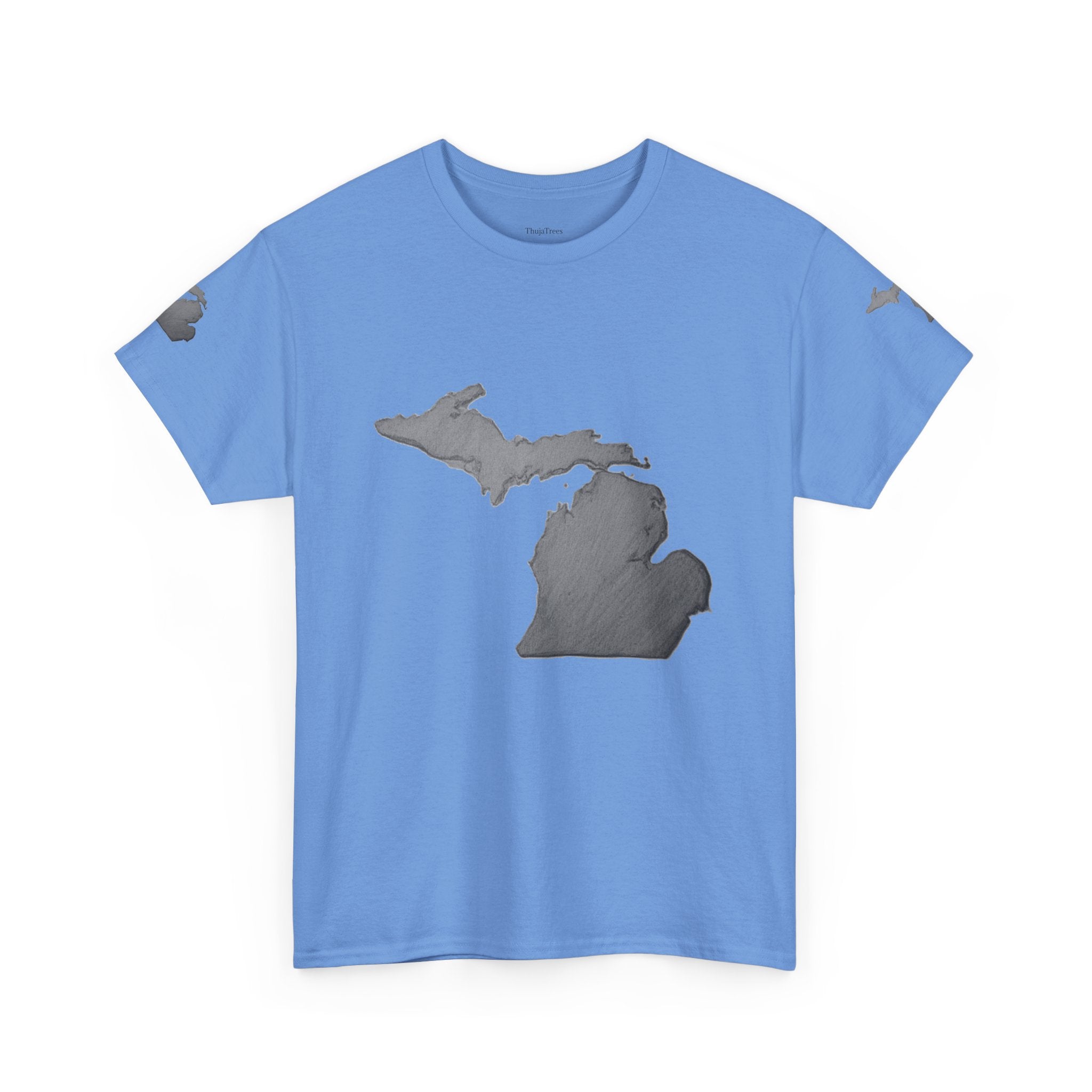 Michigan State Map T-Shirt — The Great Lakes Tee