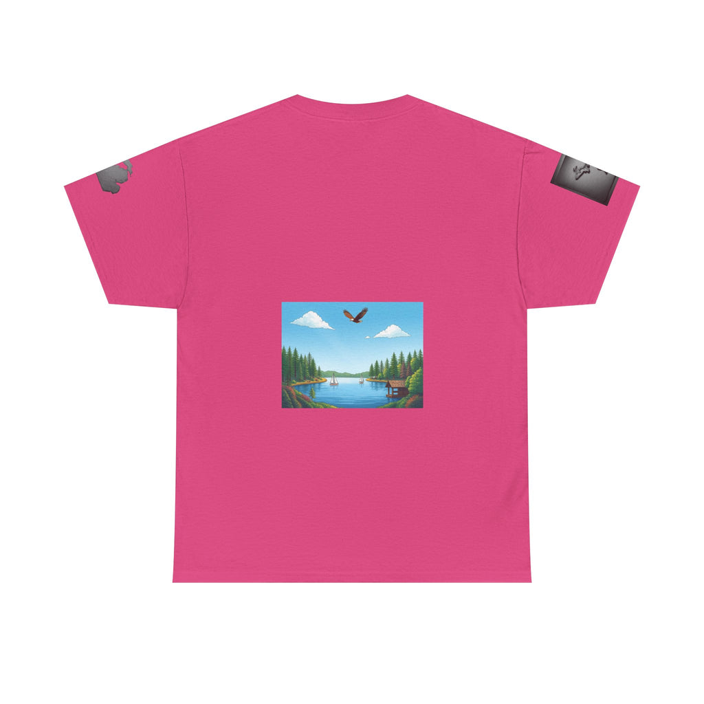 Michigan Great Lakes map T-Shirt | Great Lakes Michigan tee