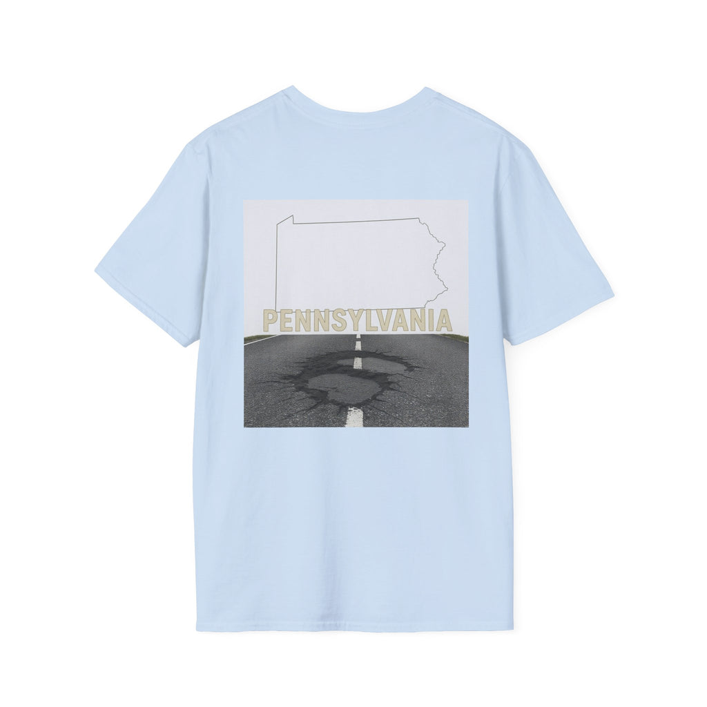 Funny Pennsylvania T-Shirt | Pothole Tee, Road Trip Gift