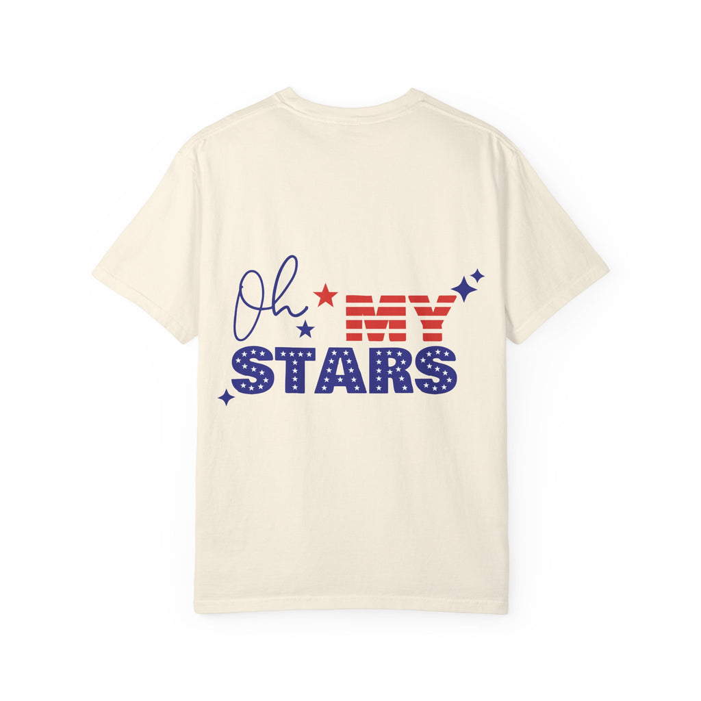 Finally Legal 21st Birthday T-Shirt — "Finally Legal" Front & "Oh My Stars" Back Birthday Tee