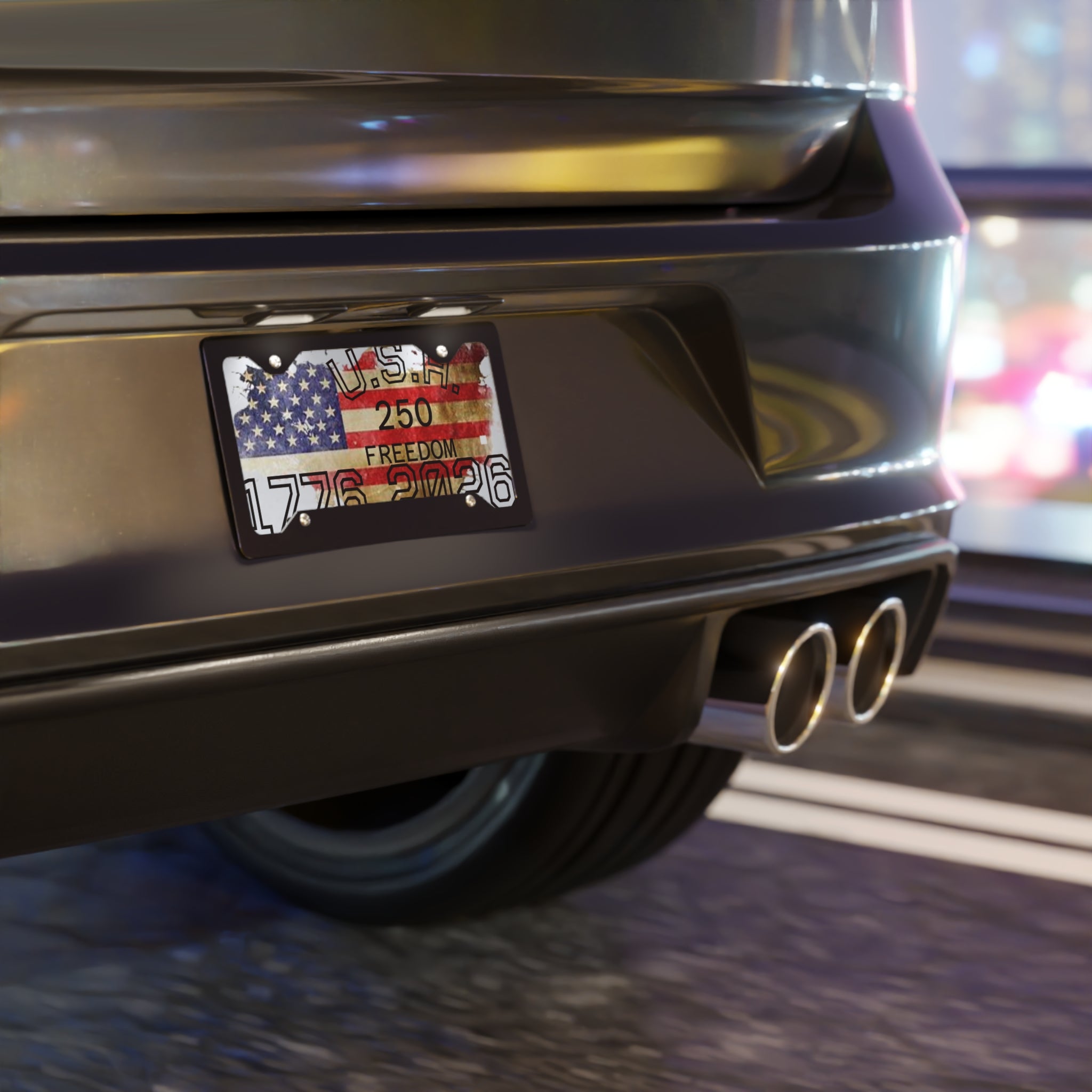 USA 250 Years Freedom 1776-2026 Vanity Plate