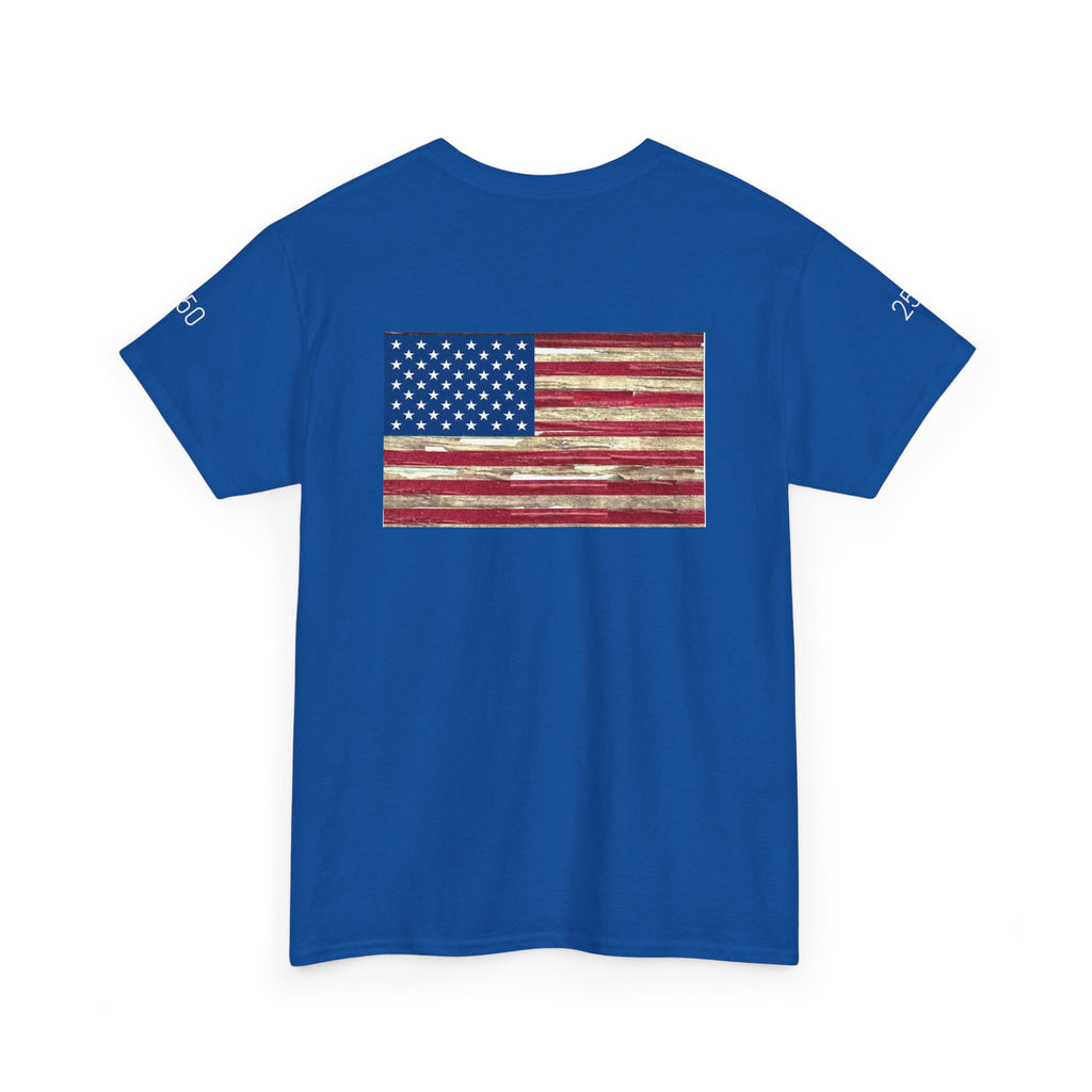 Unisex Heavy Cotton Tee Shirt celebrate America 250 Patriotic apparel