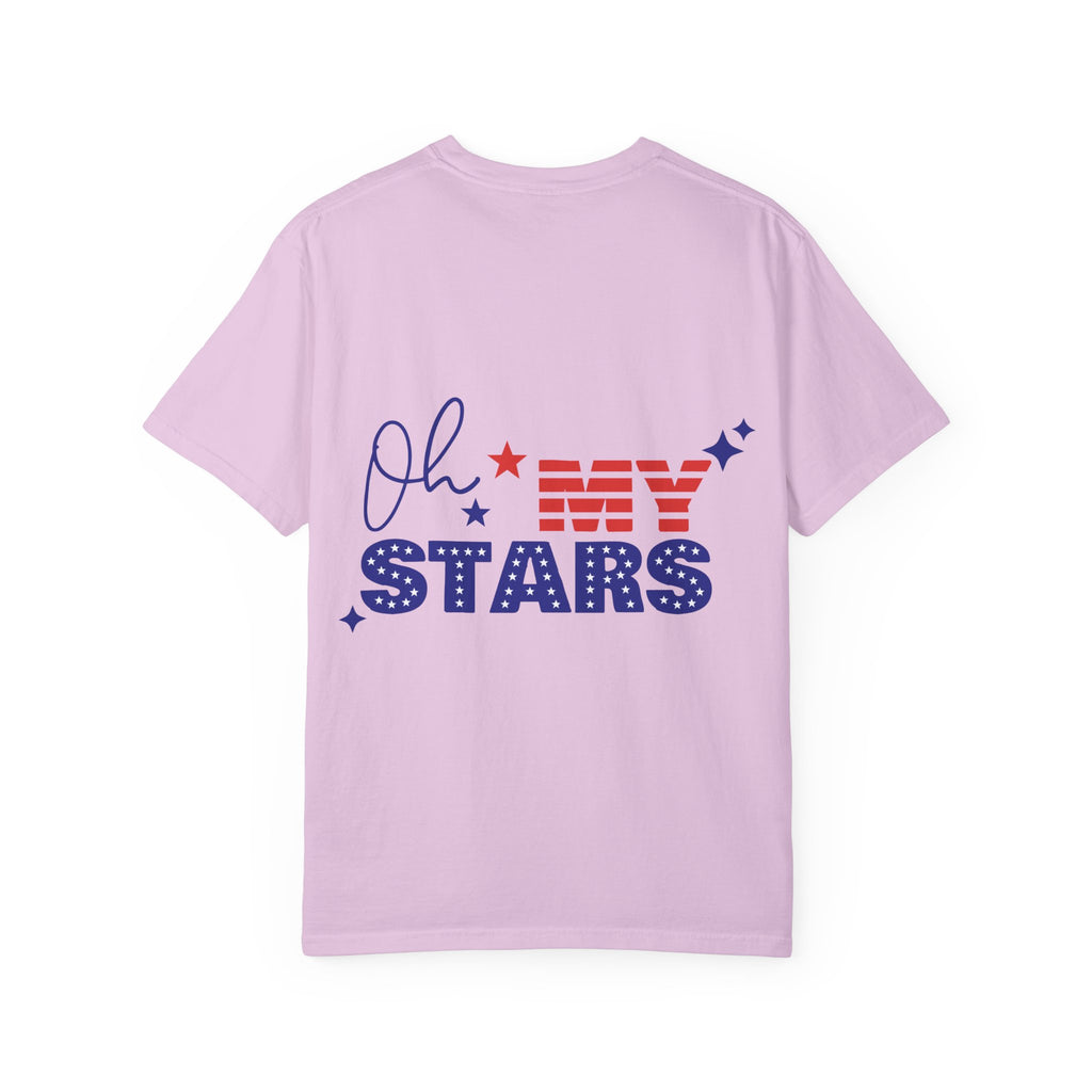 Finally Legal 21st Birthday T-Shirt — "Finally Legal" Front & "Oh My Stars" Back Birthday Tee