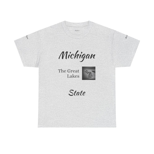 Michigan Great Lakes T-Shirt | Souvenir Tee, Midwest Vacation Shirt