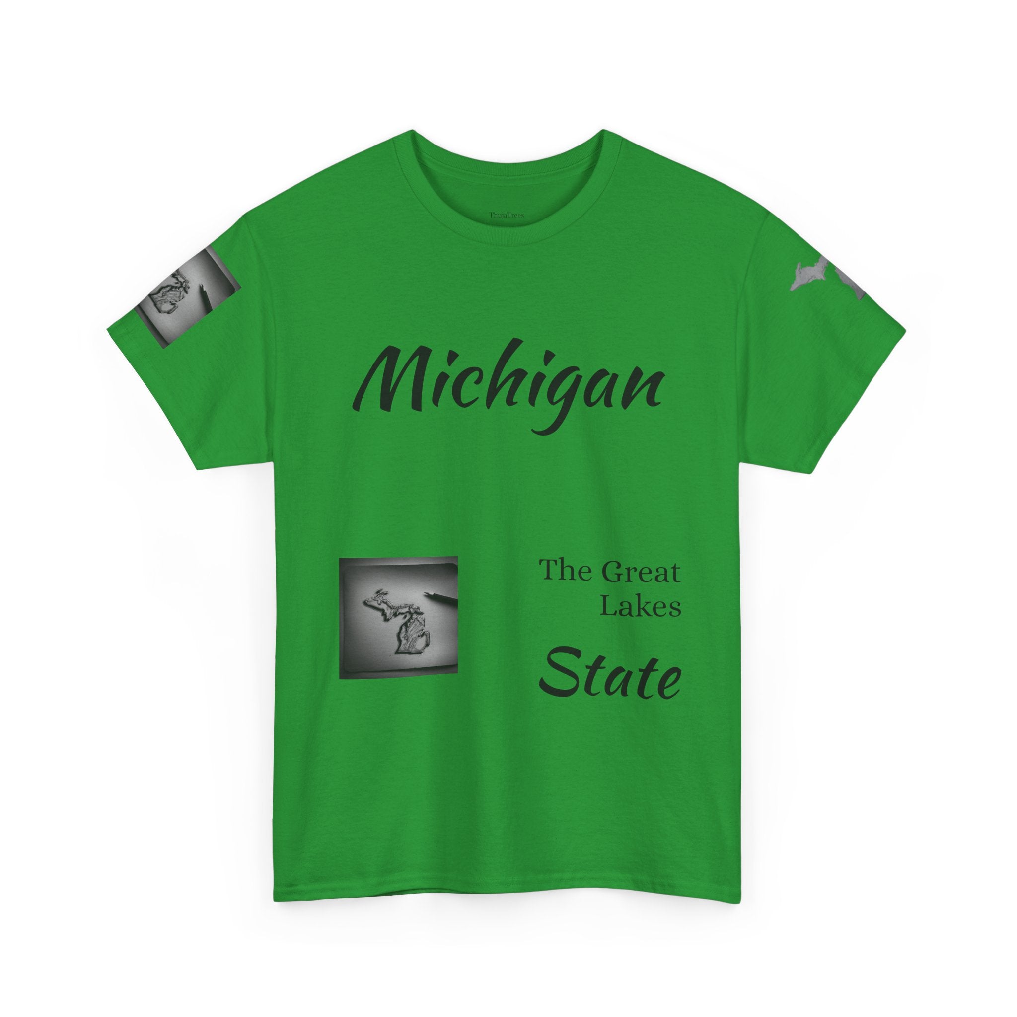 Michigan T-Shirt Light | Great Lakes State Souvenir Tee