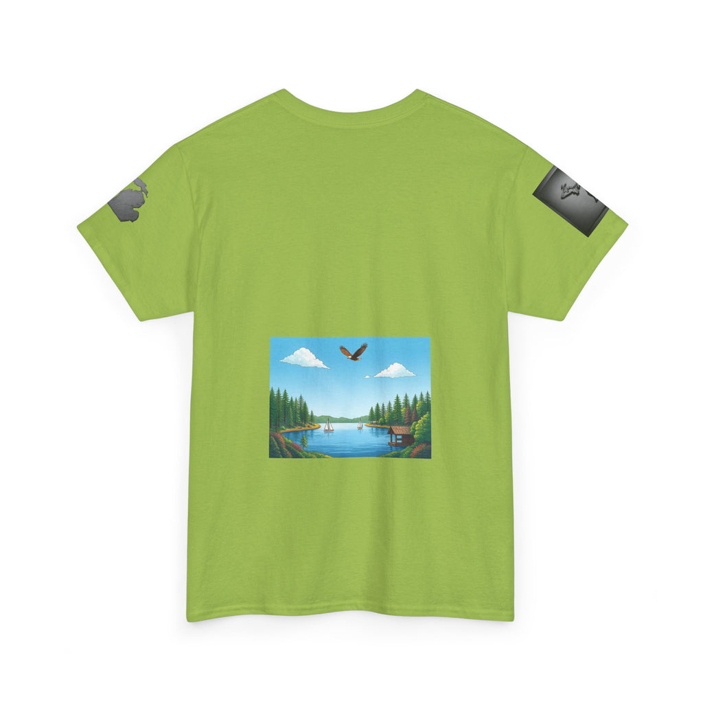 Michigan Great Lakes map T-Shirt | Great Lakes Michigan tee