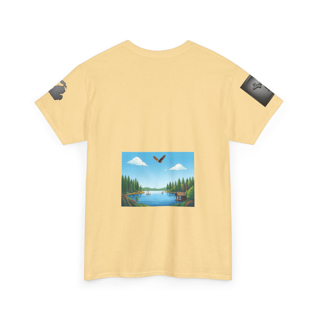 Michigan Great Lakes map T-Shirt | Great Lakes Michigan tee