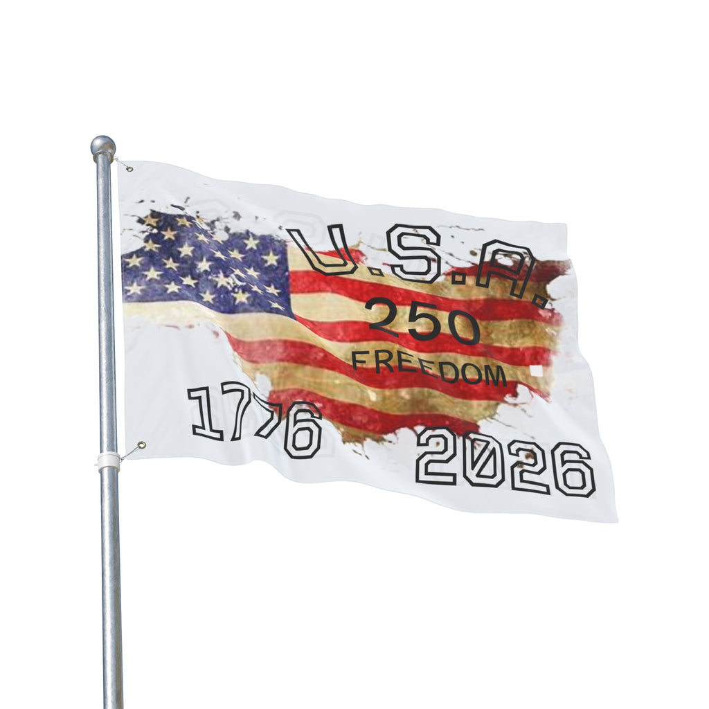 USA 250 Years Freedom 1776-2026 Flag | Double Sided