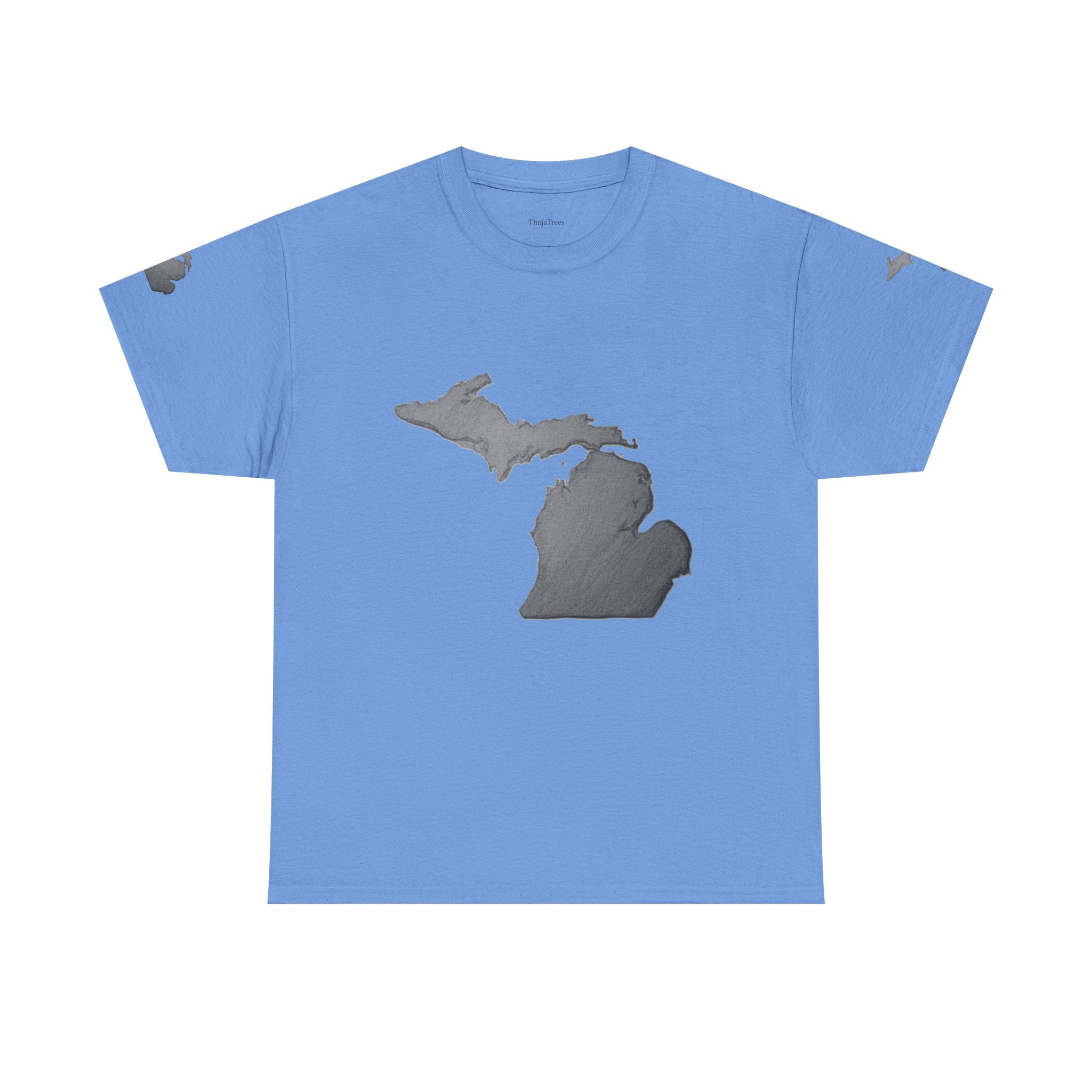 Michigan State Map T-Shirt — The Great Lakes Tee