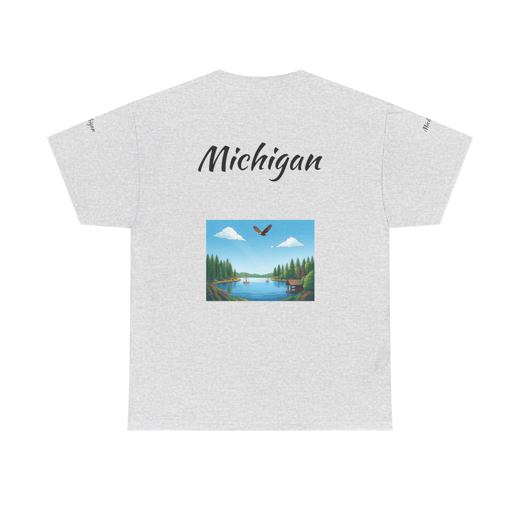 Michigan Great Lakes T-Shirt | Souvenir Tee, Midwest Vacation Shirt