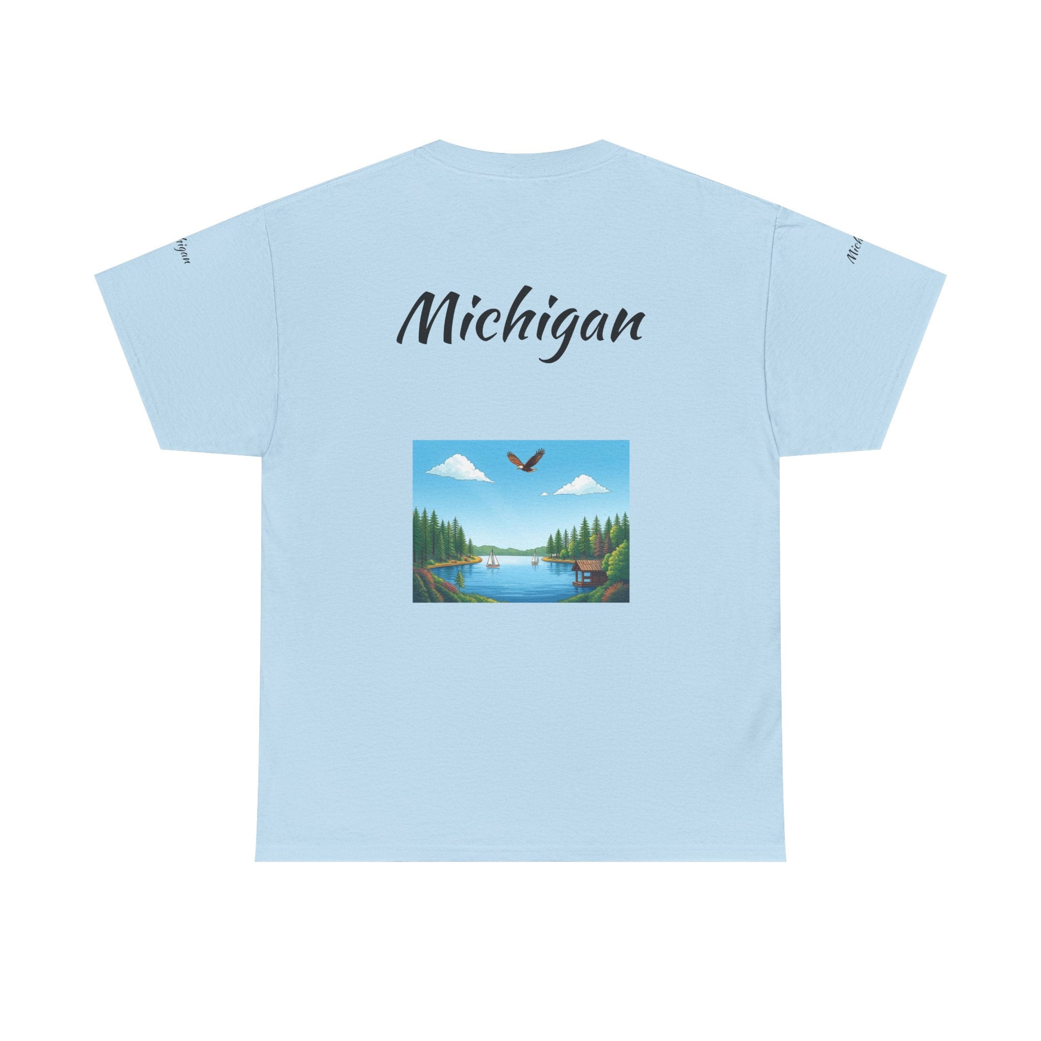 Michigan Great Lakes T-Shirt | Souvenir Tee, Midwest Vacation Shirt
