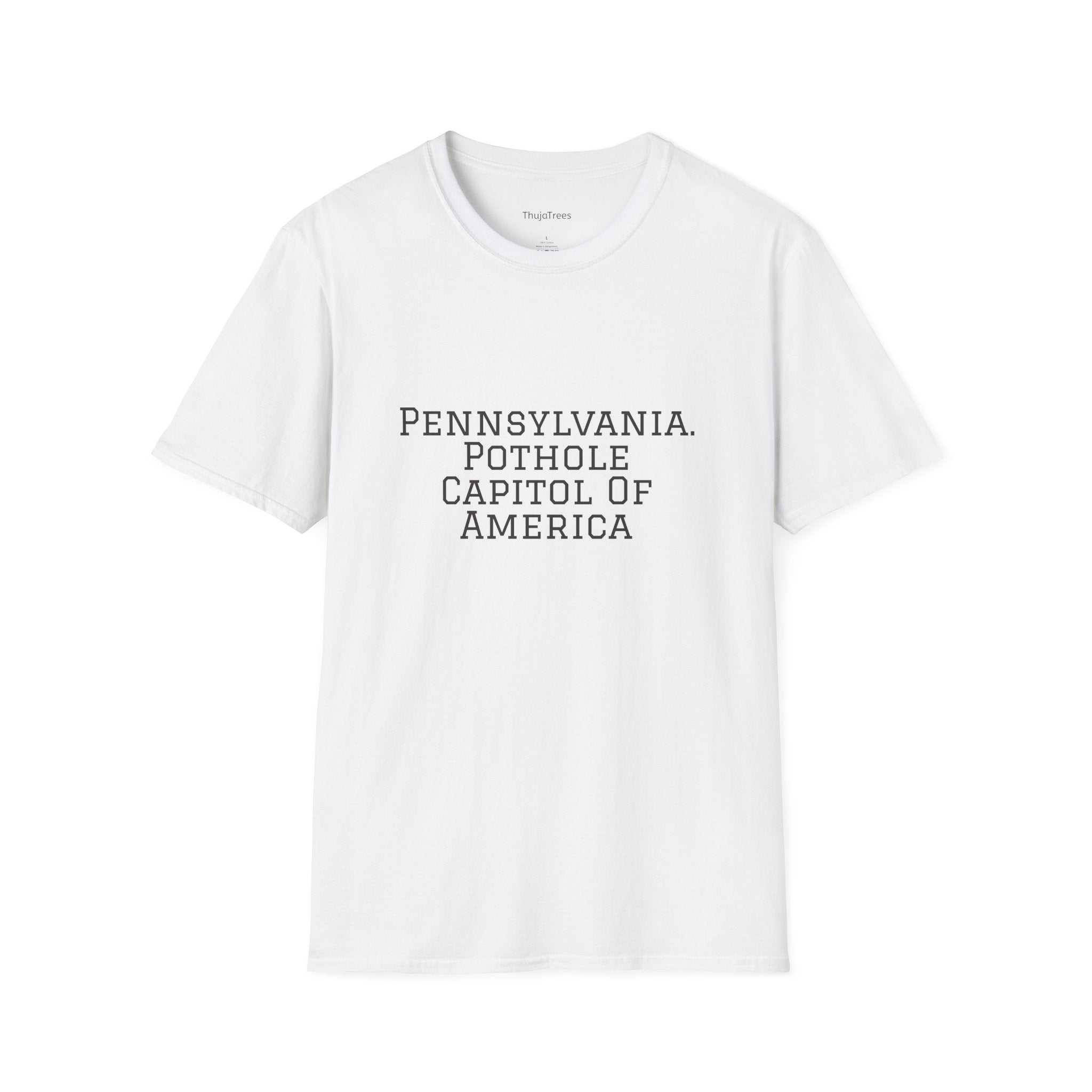 Funny Pennsylvania T-Shirt | Pothole Tee, Road Trip Gift