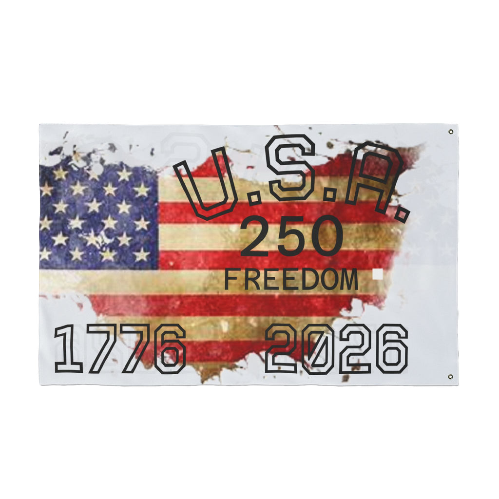 USA 250 Years Freedom 1776-2026 Flag | Double Sided