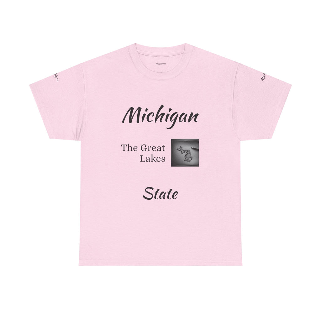 Michigan Great Lakes T-Shirt | Midwest Vacation Souvenir Tee