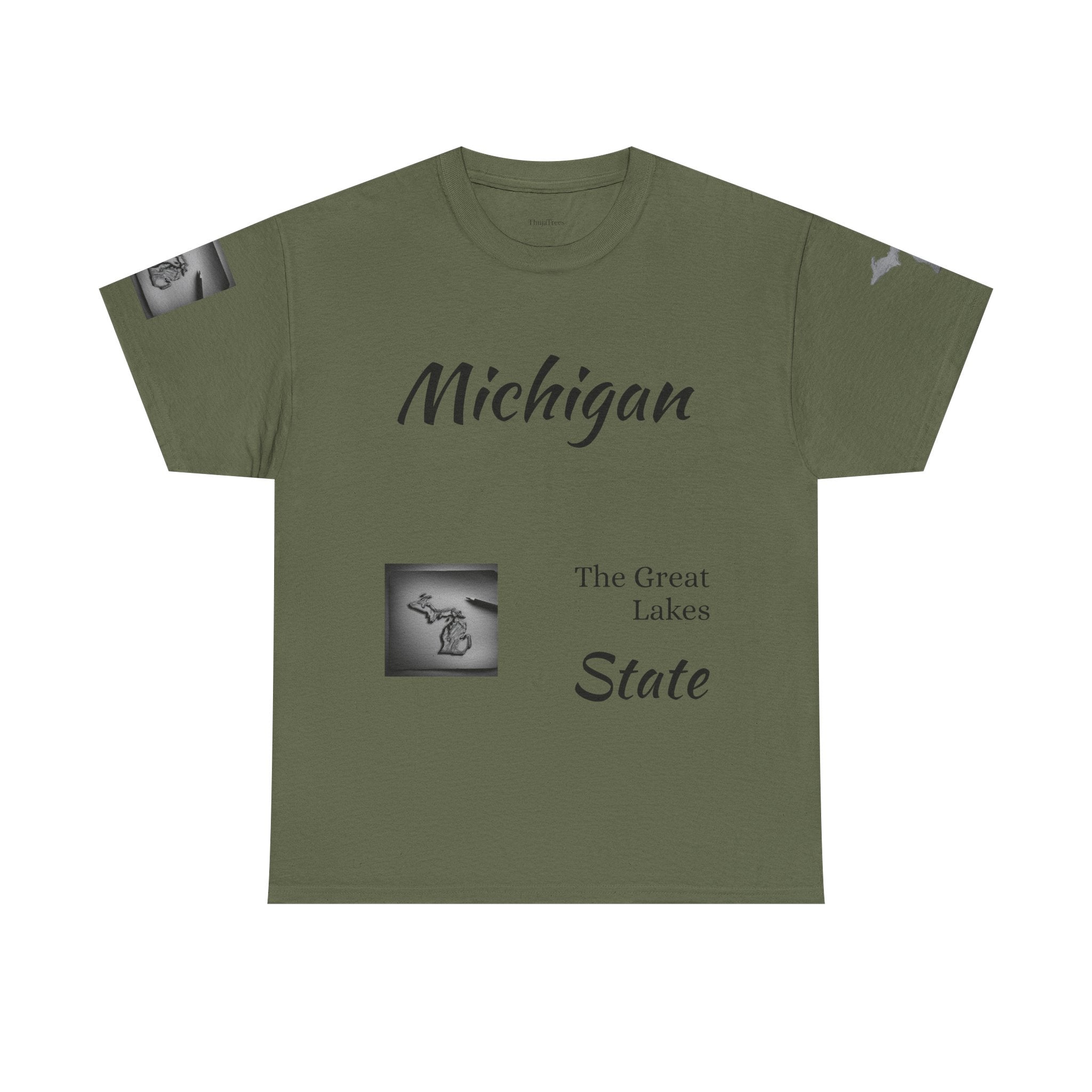 Michigan T-Shirt Light | Great Lakes State Souvenir Tee