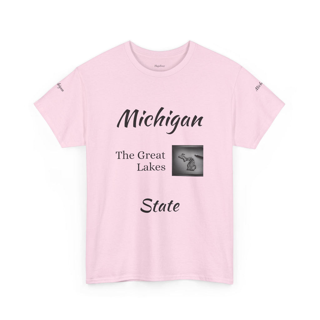 Michigan Great Lakes T-Shirt | Souvenir Tee, Midwest Vacation Shirt