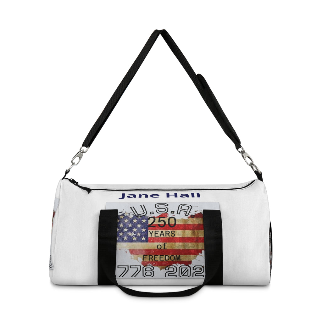 USA 250 Years of Freedom Duffel Bag — 1776–2026 Patriotic Travel Duffel