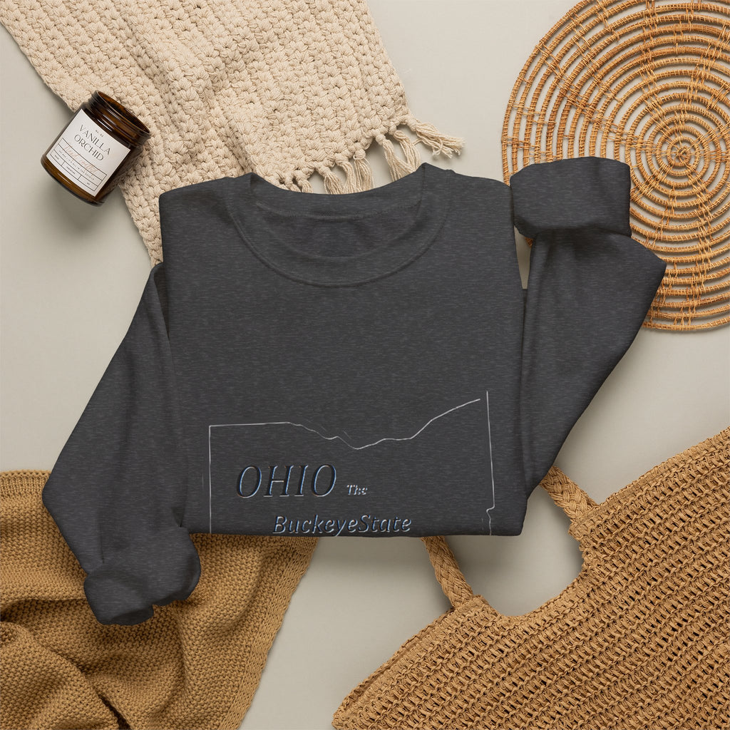 Ohio Crewneck Sweatshirt | Buckeye Gift, Fall State Apparel