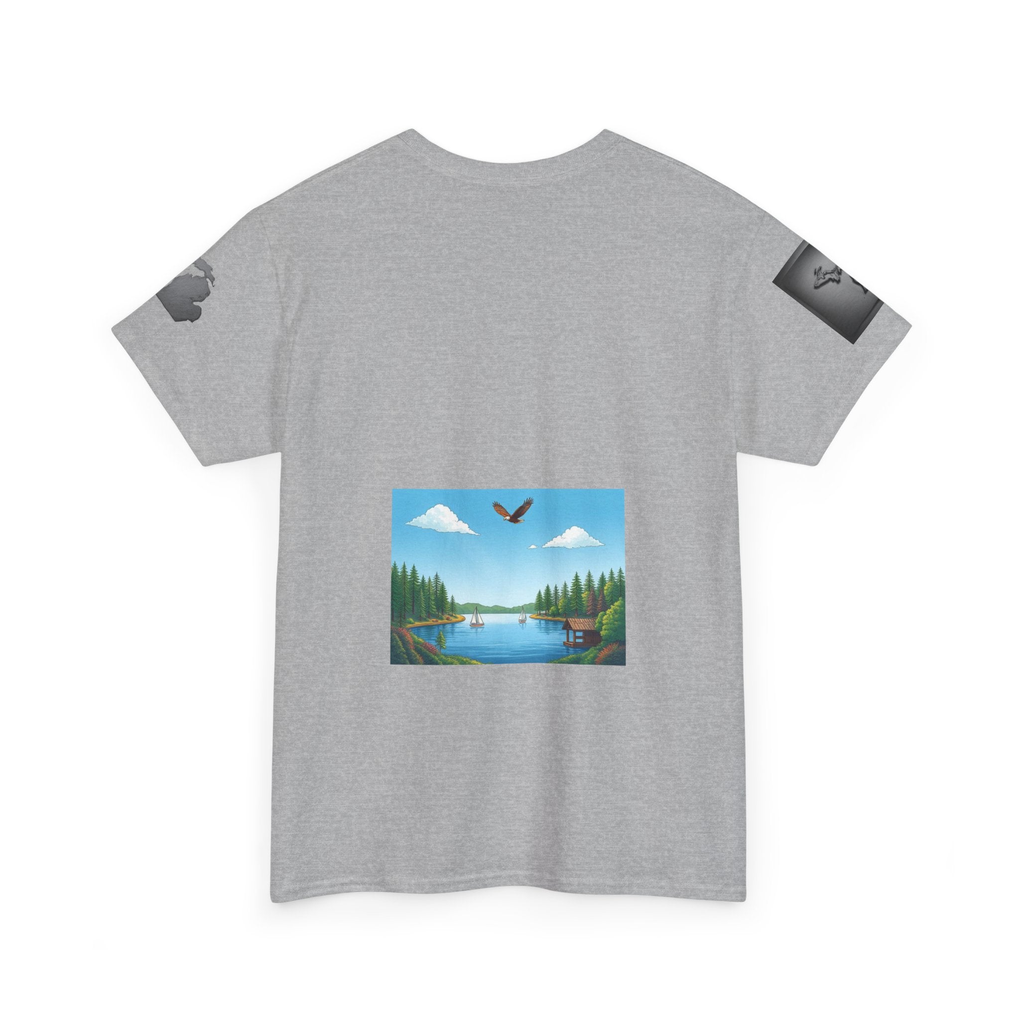 Michigan T-Shirt Light | Great Lakes State Souvenir Tee