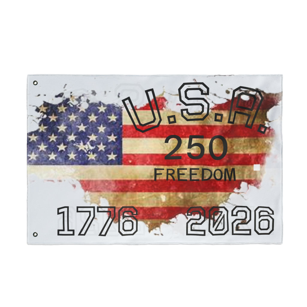 USA 250 Years Freedom Flag | Double Sided Patriotic Flag