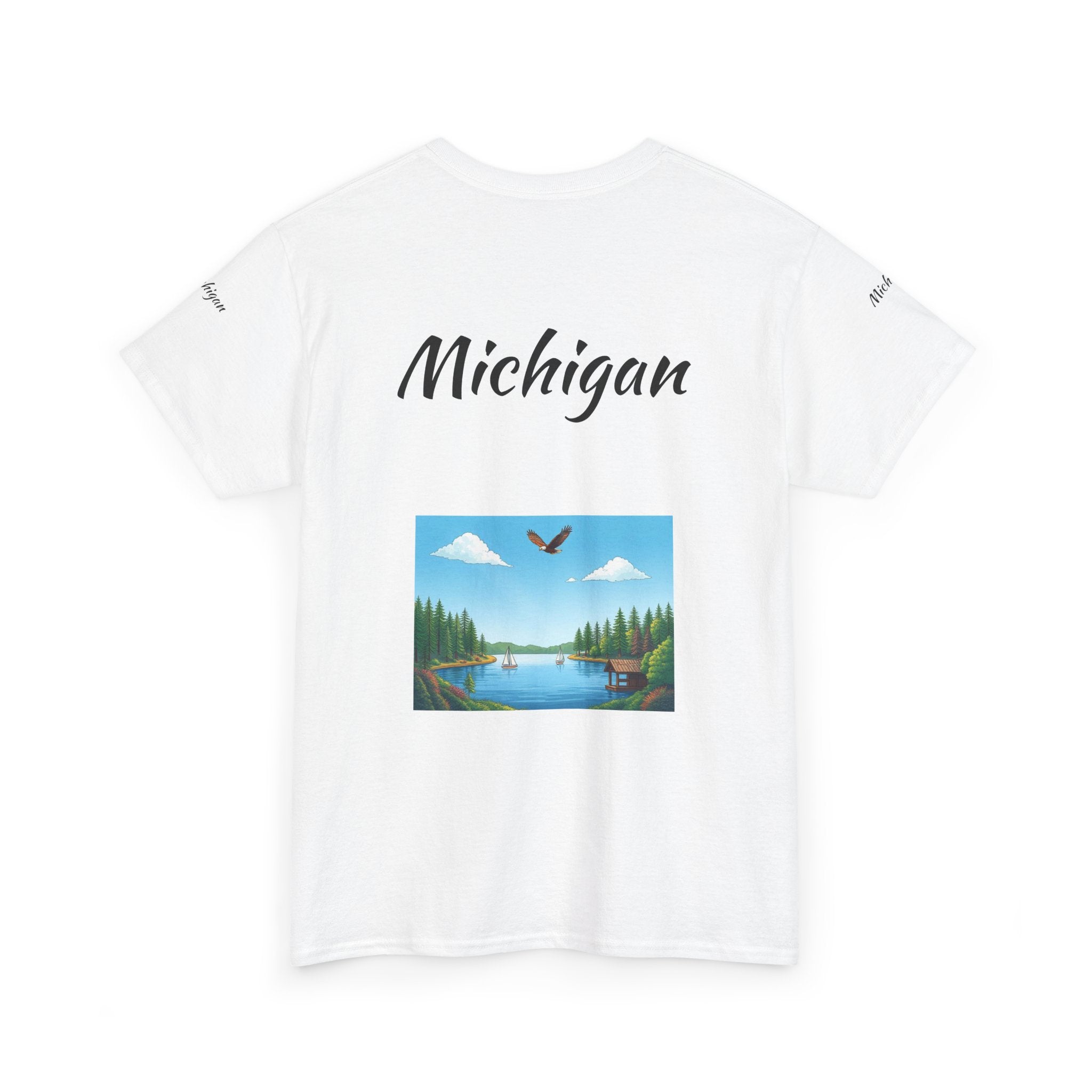 Michigan Great Lakes T-Shirt | Souvenir Tee, Midwest Vacation Shirt