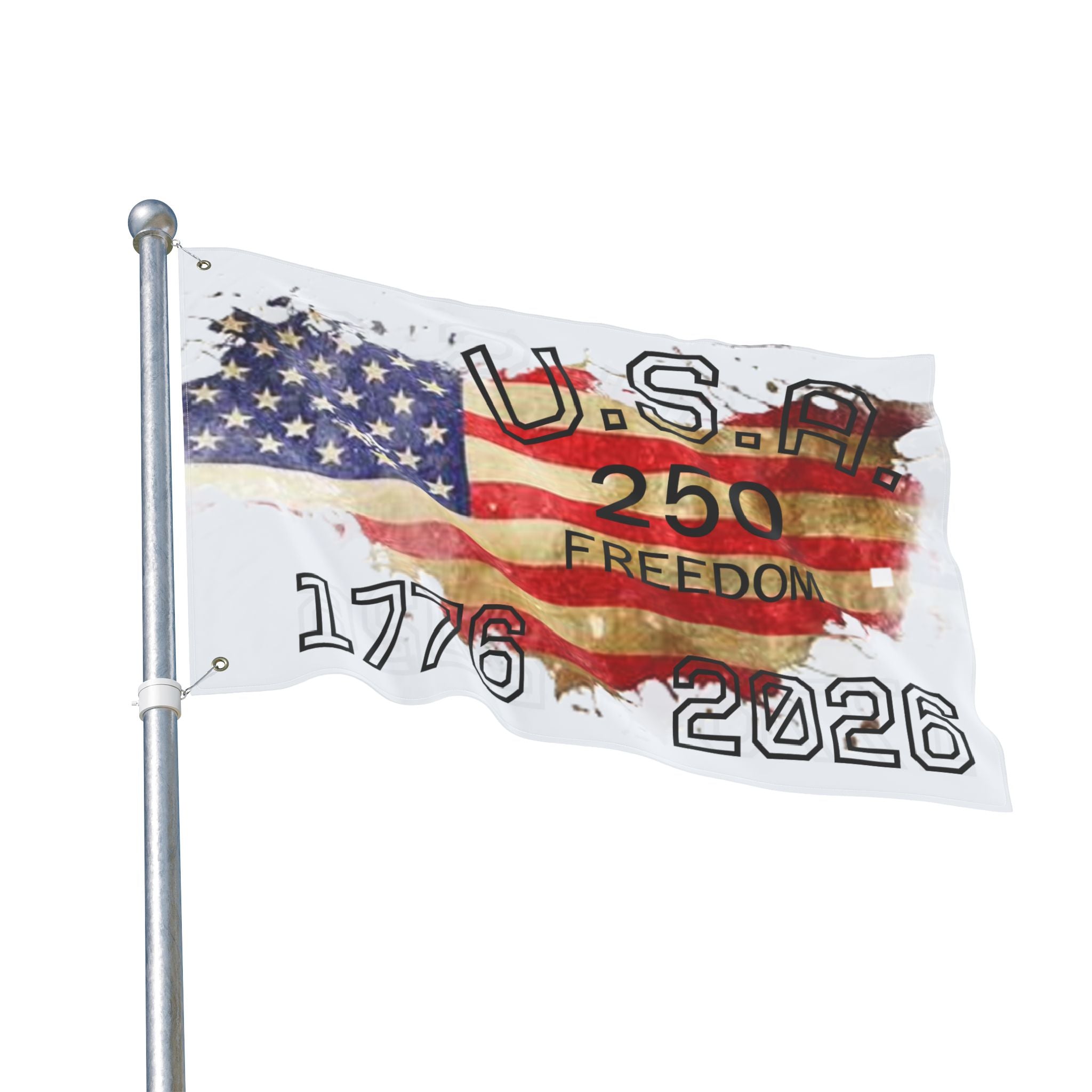 USA 250 Years Freedom 1776-2026 Flag | Double Sided