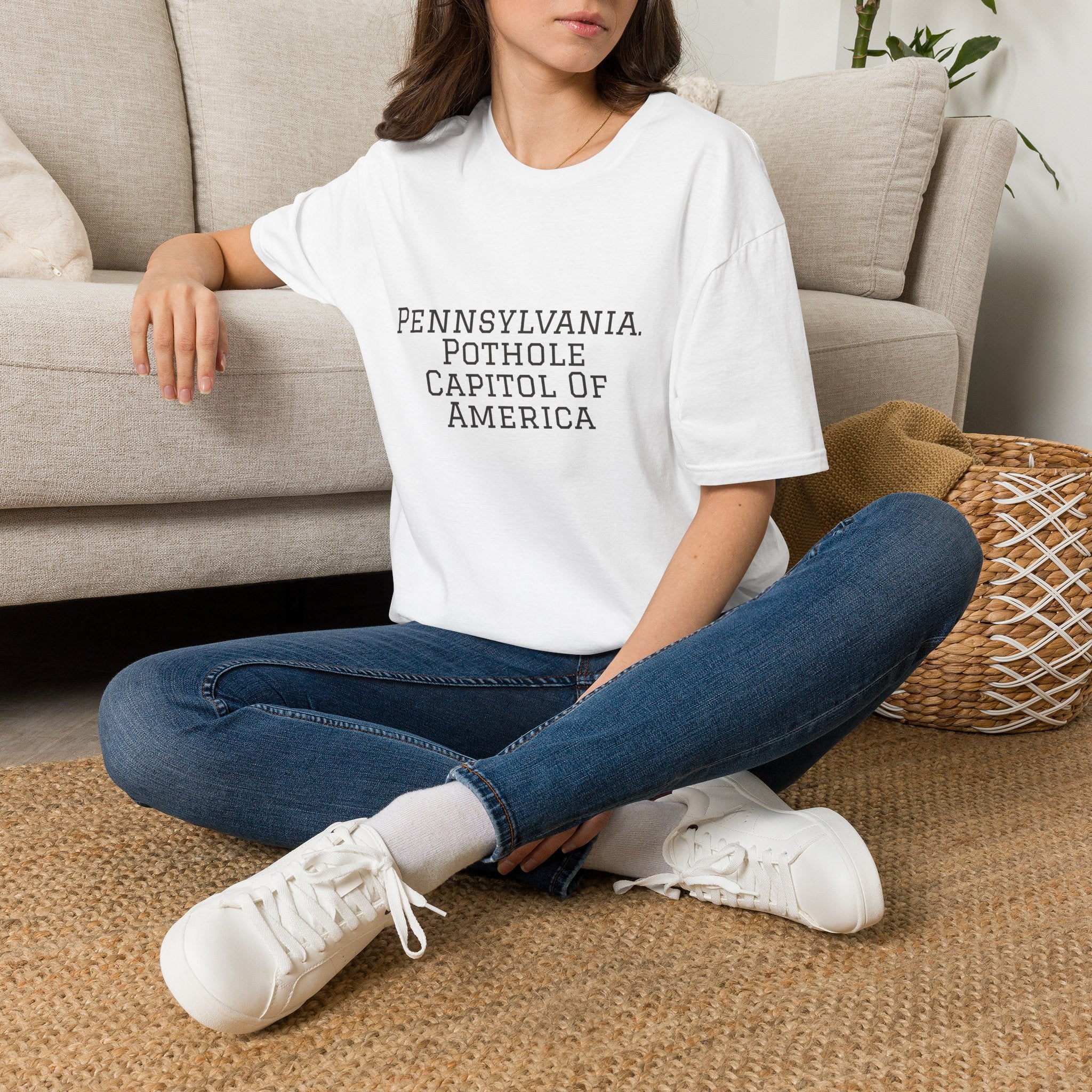 Funny Pennsylvania T-Shirt | Pothole Tee, Road Trip Gift