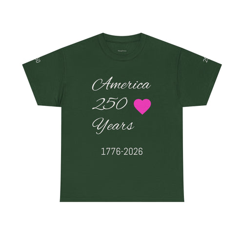 America 250th Anniversary T-Shirt – Patriotic Unisex Cotton Tee