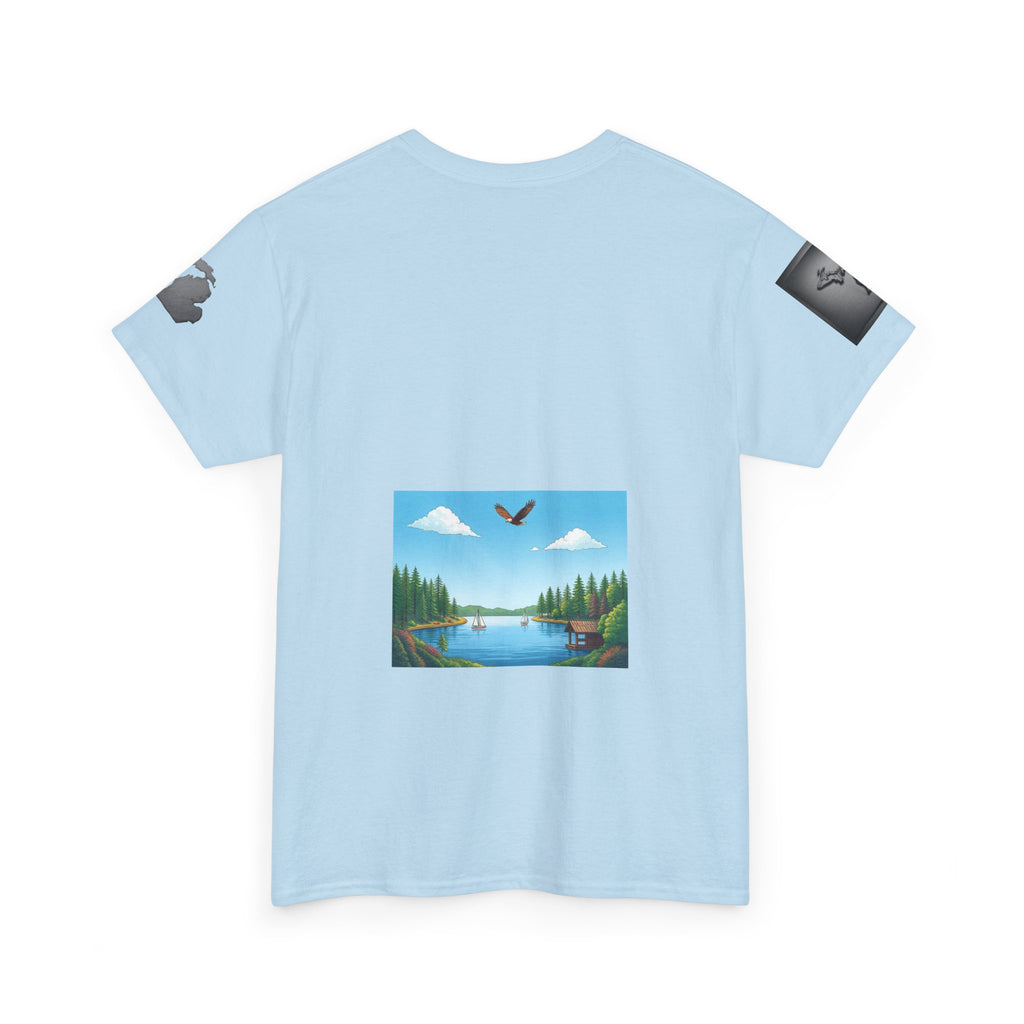 Michigan T-Shirt Light | Great Lakes State Souvenir Tee