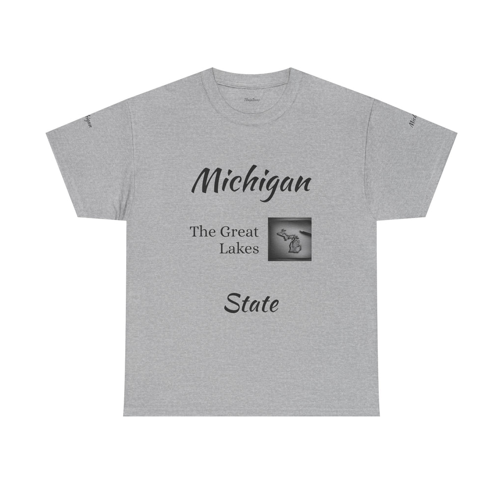 Michigan Great Lakes T-Shirt | Midwest Vacation Souvenir Tee