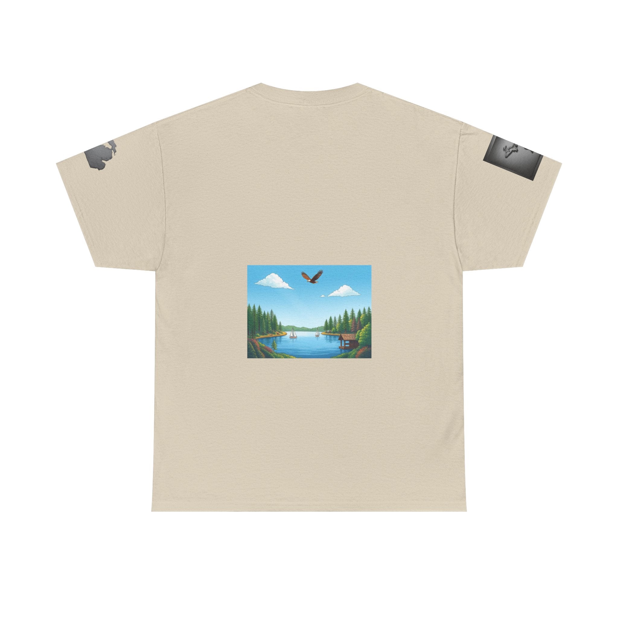 Michigan T-Shirt Light | Great Lakes State Souvenir Tee
