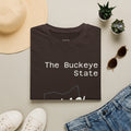 Ohio State Graphic T-Shirt Dark Colors Casual Wear, Gift for Ohioans, State Pride Shirt, Unisex Tee