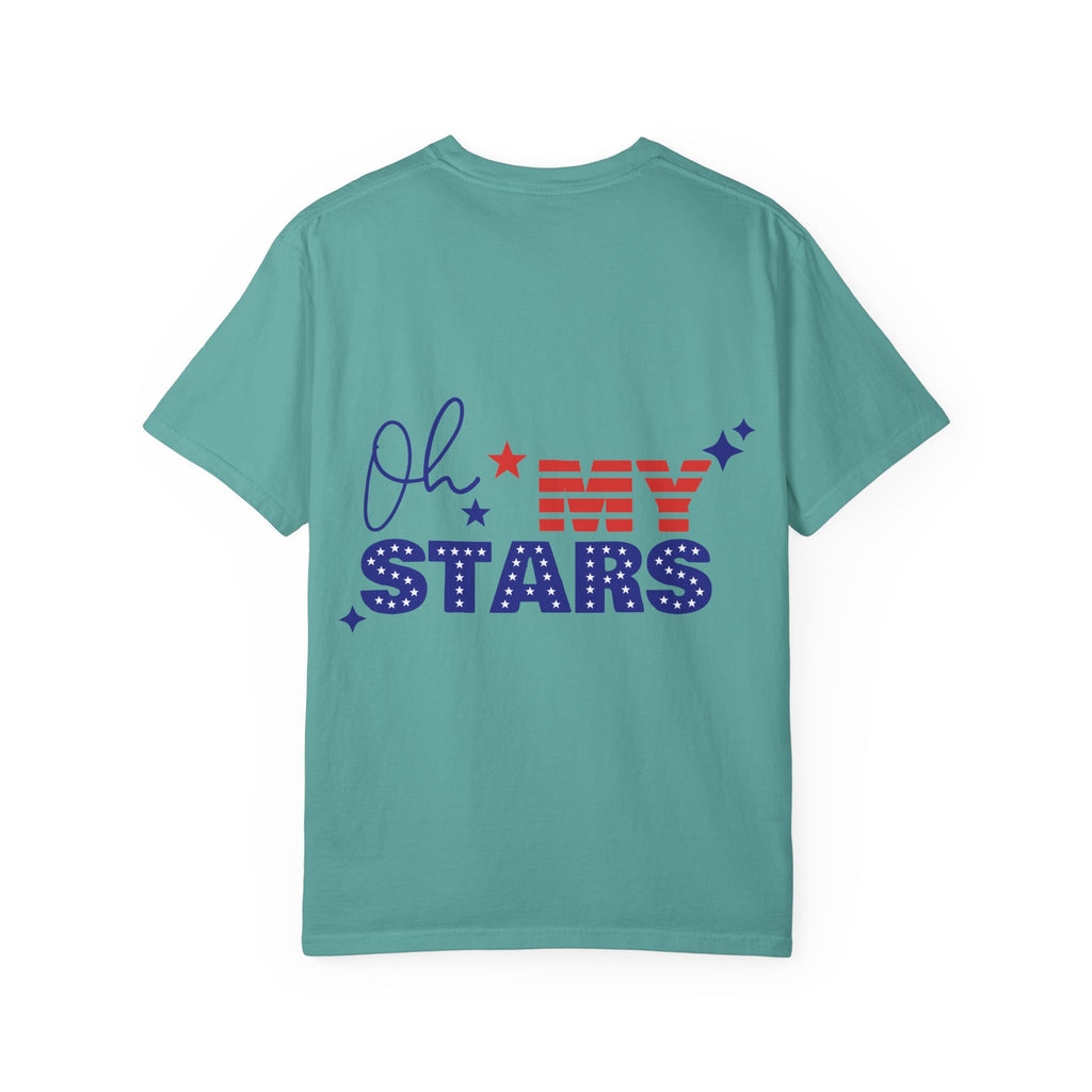 Finally Legal 21st Birthday T-Shirt — "Finally Legal" Front & "Oh My Stars" Back Birthday Tee