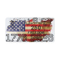 USA 250 Years Freedom 1776-2026 Vanity Plate
