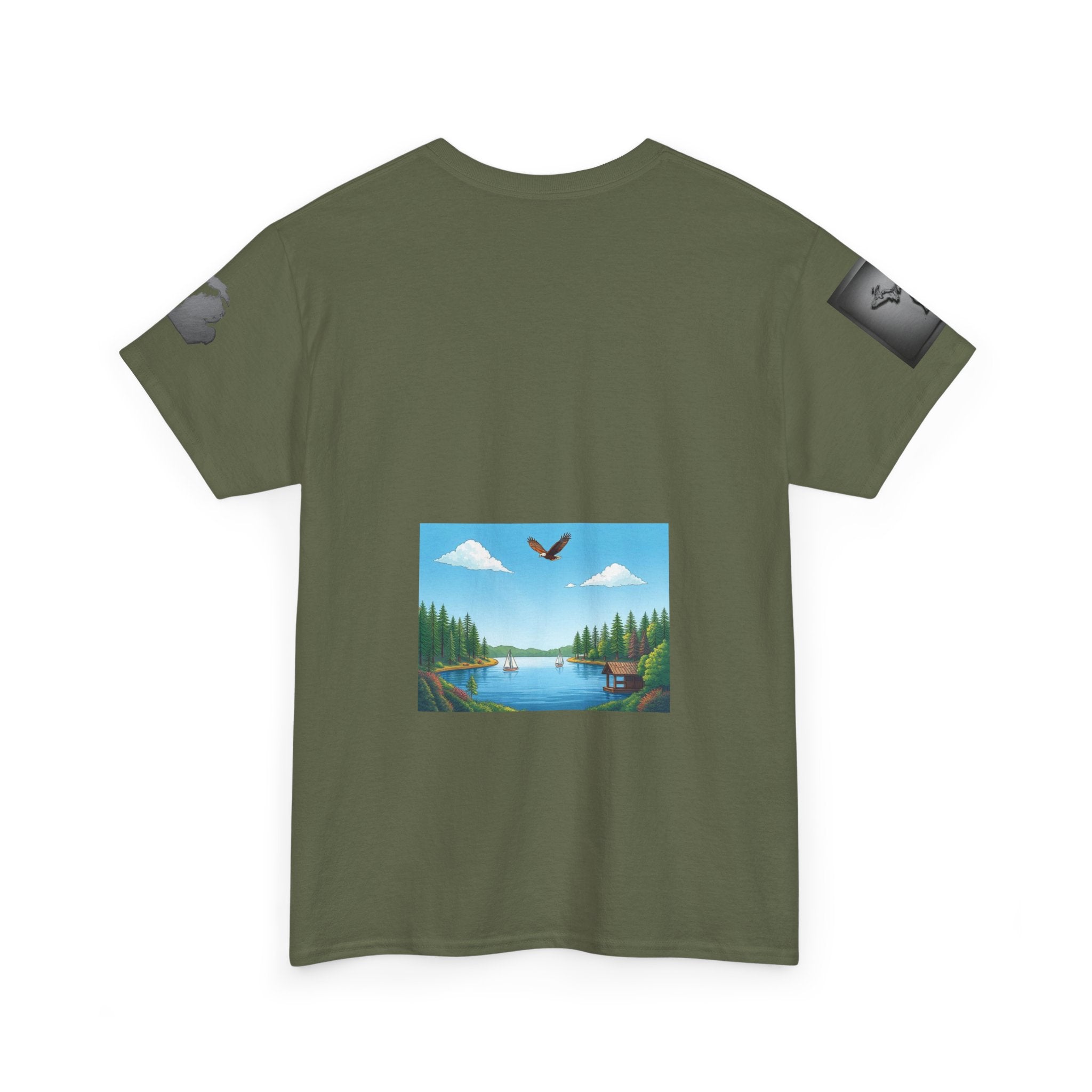 Michigan T-Shirt Light | Great Lakes State Souvenir Tee