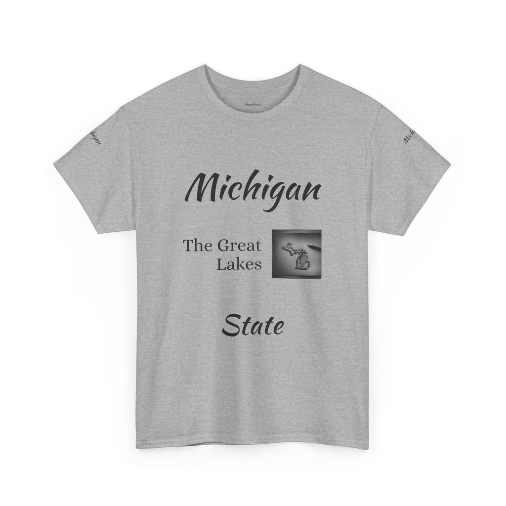 Michigan Great Lakes T-Shirt | Souvenir Tee, Midwest Vacation Shirt