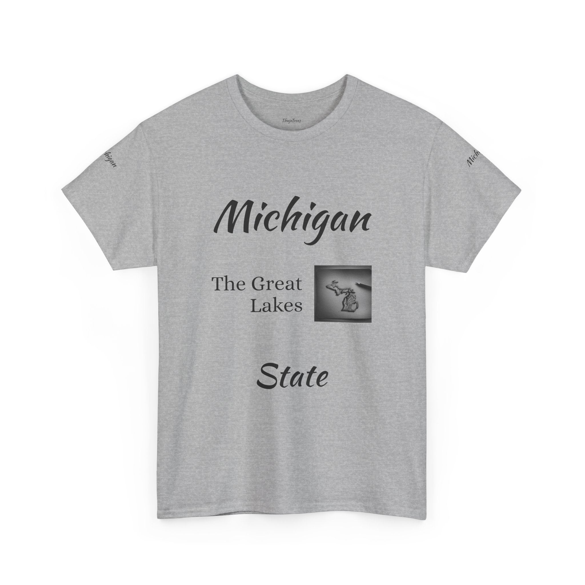 Michigan Great Lakes T-Shirt | Souvenir Tee, Midwest Vacation Shirt