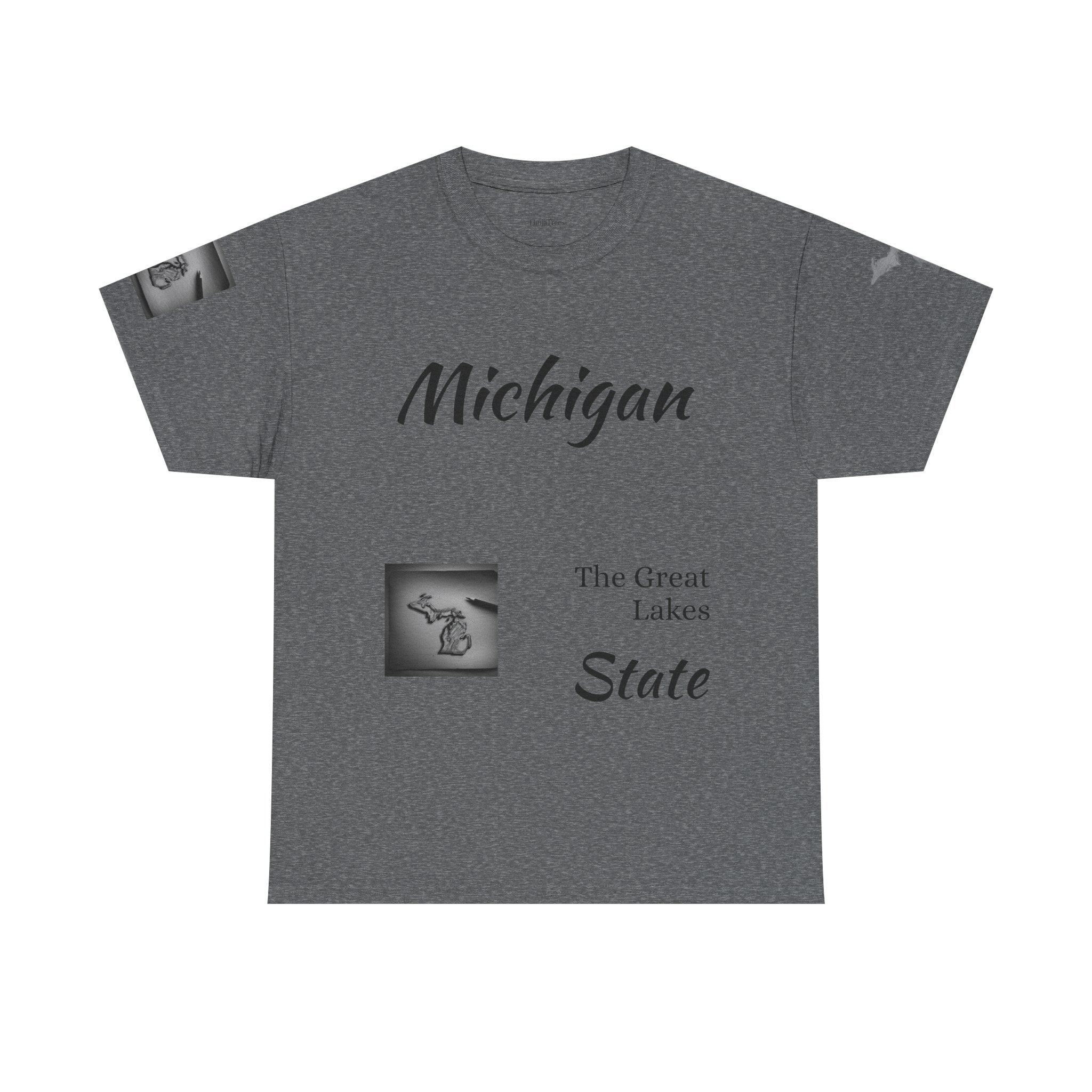Michigan T-Shirt Light | Great Lakes State Souvenir Tee