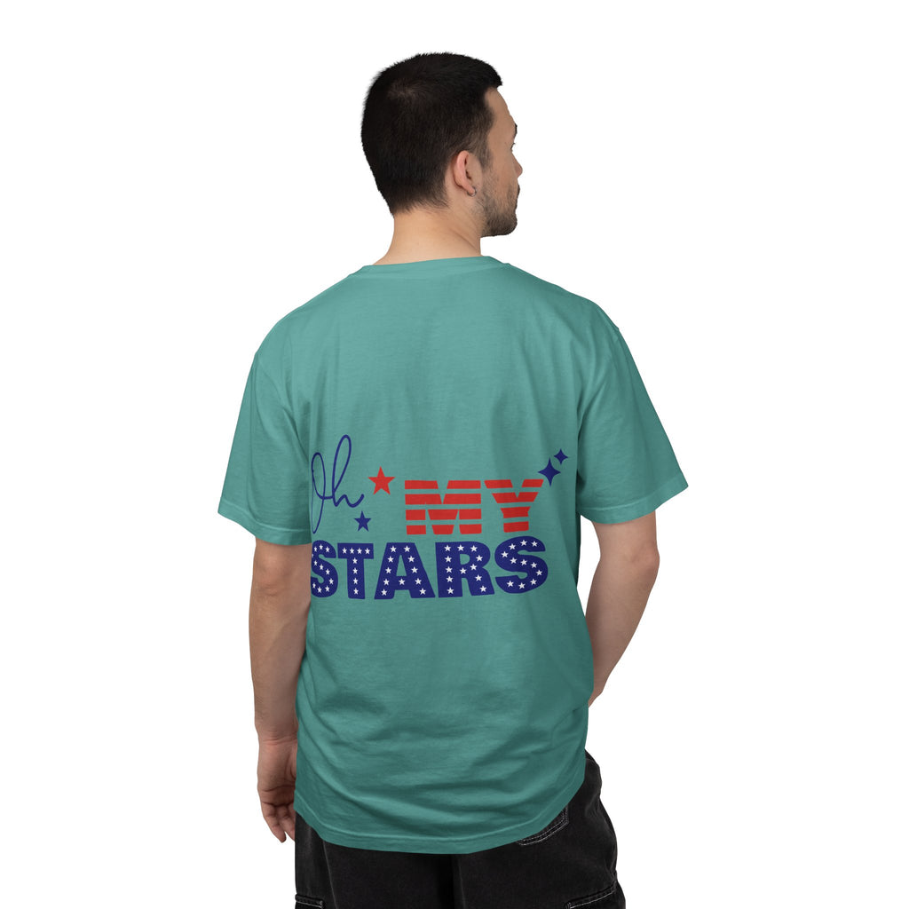 Finally Legal 21st Birthday T-Shirt — "Finally Legal" Front & "Oh My Stars" Back Birthday Tee