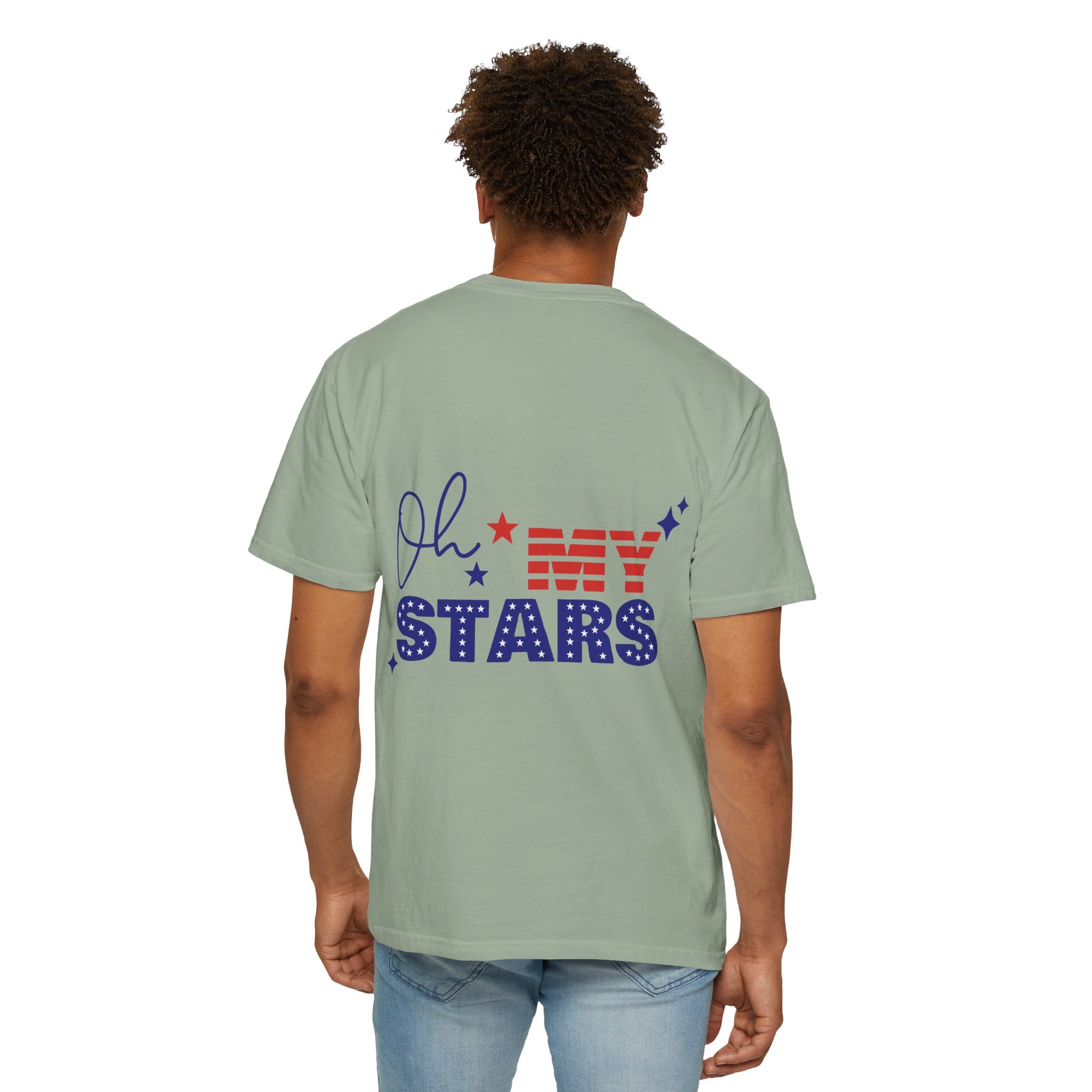 Finally Legal 21st Birthday T-Shirt — "Finally Legal" Front & "Oh My Stars" Back Birthday Tee