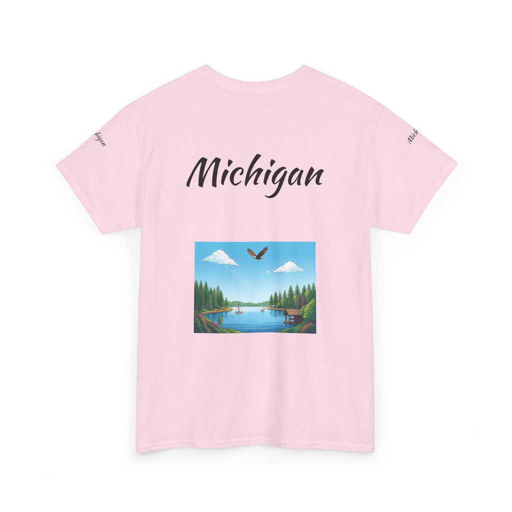 Michigan Great Lakes T-Shirt | Souvenir Tee, Midwest Vacation Shirt