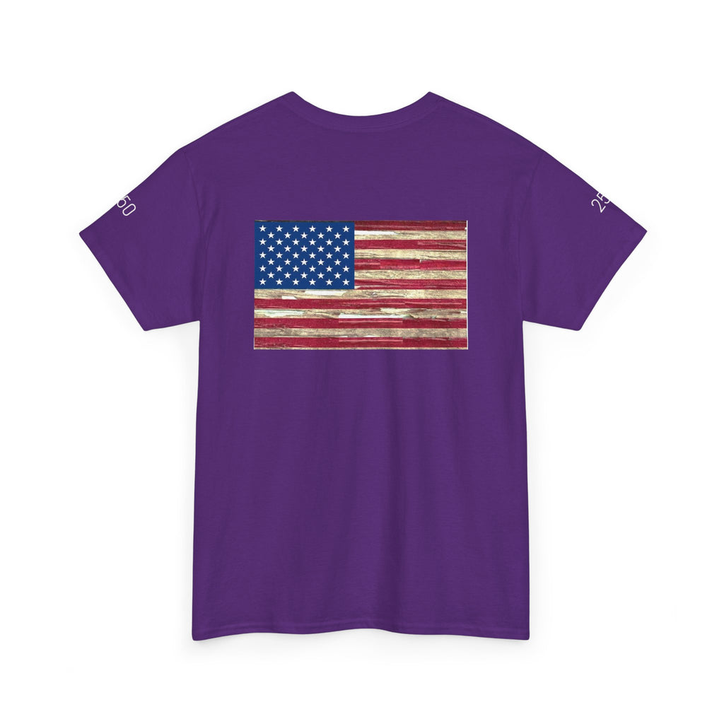 Unisex Heavy Cotton Tee Shirt celebrate America 250 Patriotic apparel