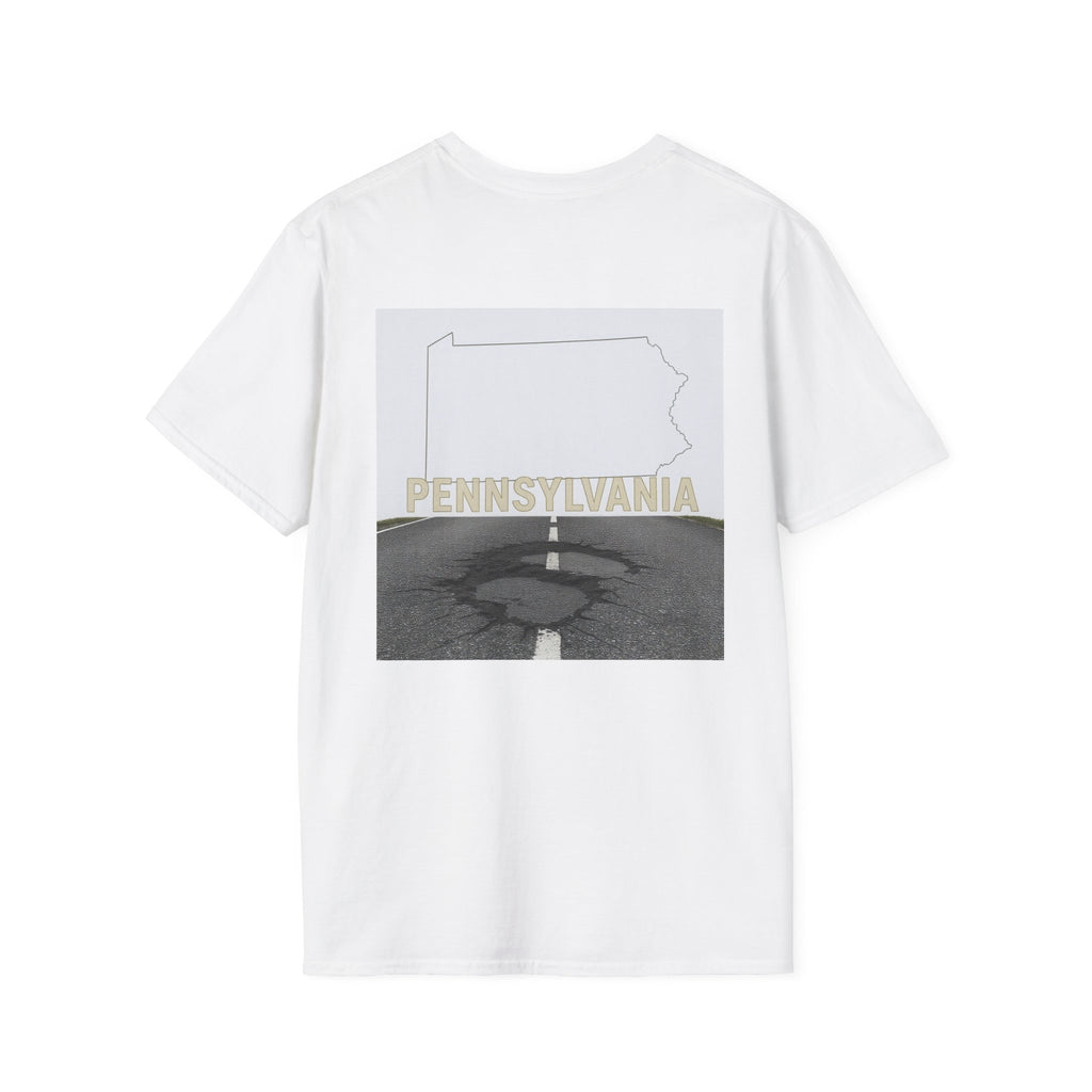 Funny Pennsylvania T-Shirt | Pothole Tee, Road Trip Gift