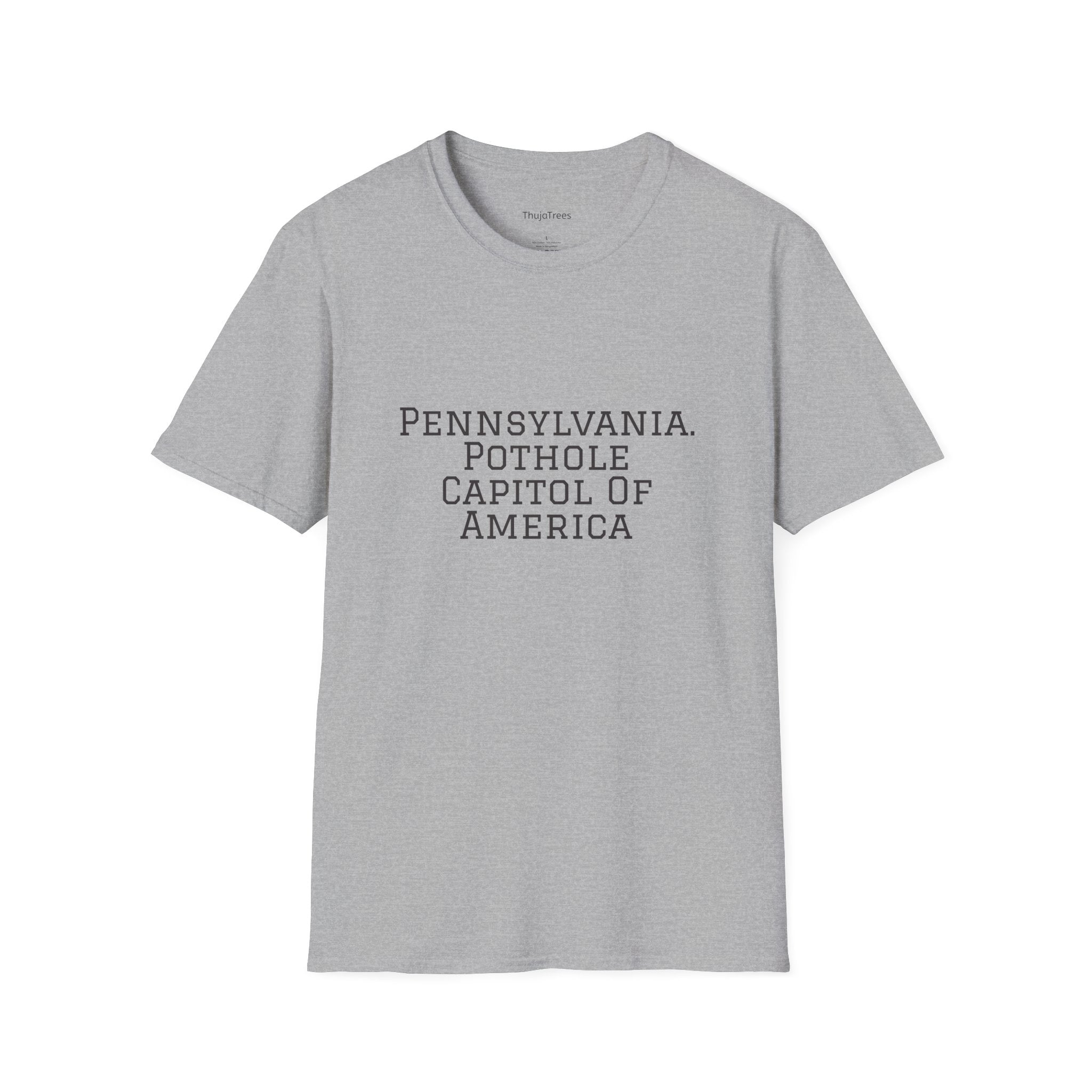 Funny Pennsylvania T-Shirt | Pothole Tee, Road Trip Gift