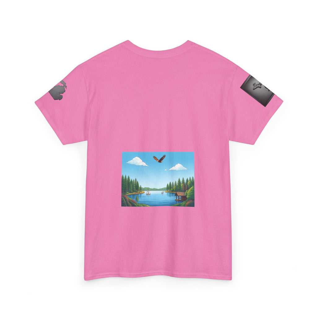 Michigan T-Shirt Light | Great Lakes State Souvenir Tee
