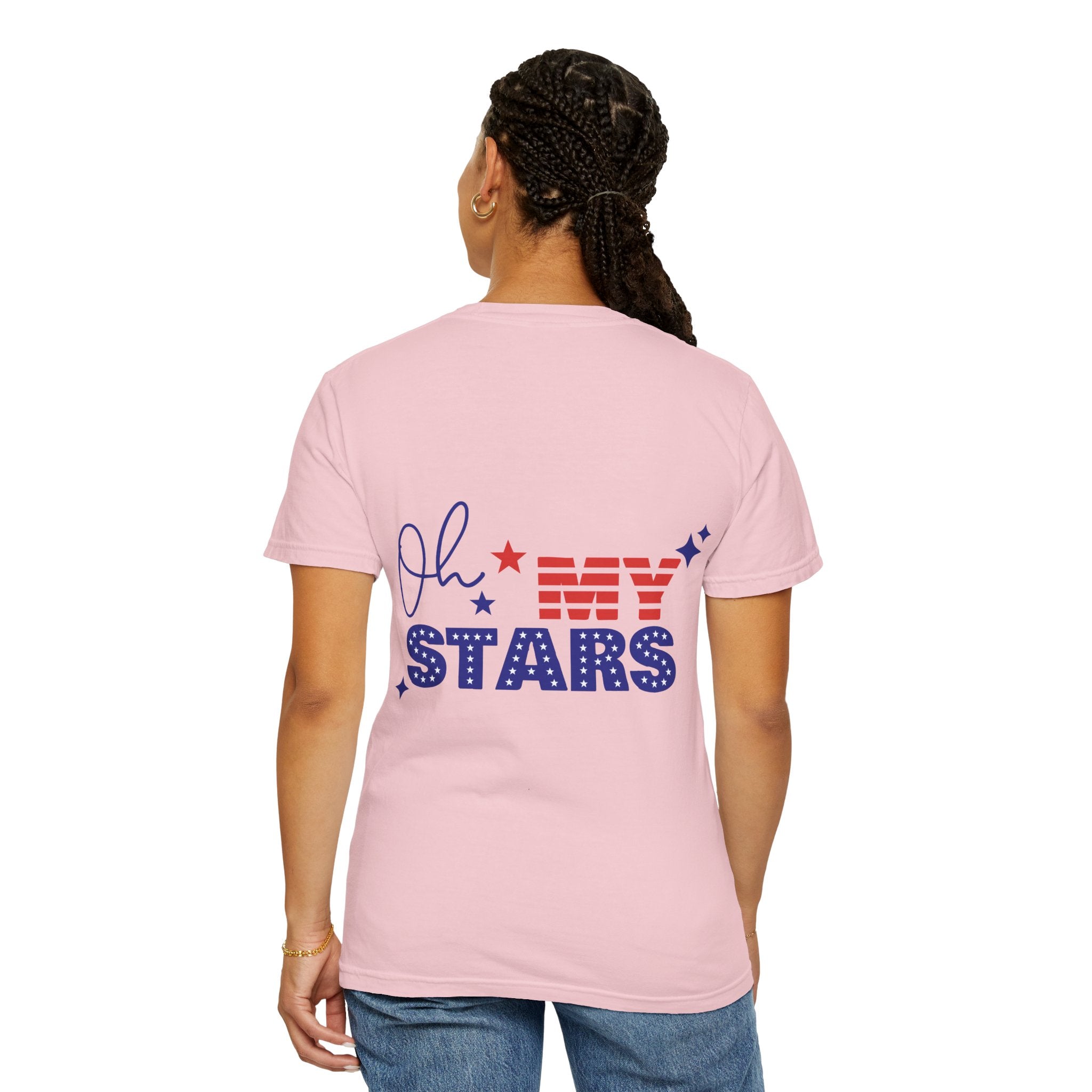 Finally Legal 21st Birthday T-Shirt — "Finally Legal" Front & "Oh My Stars" Back Birthday Tee